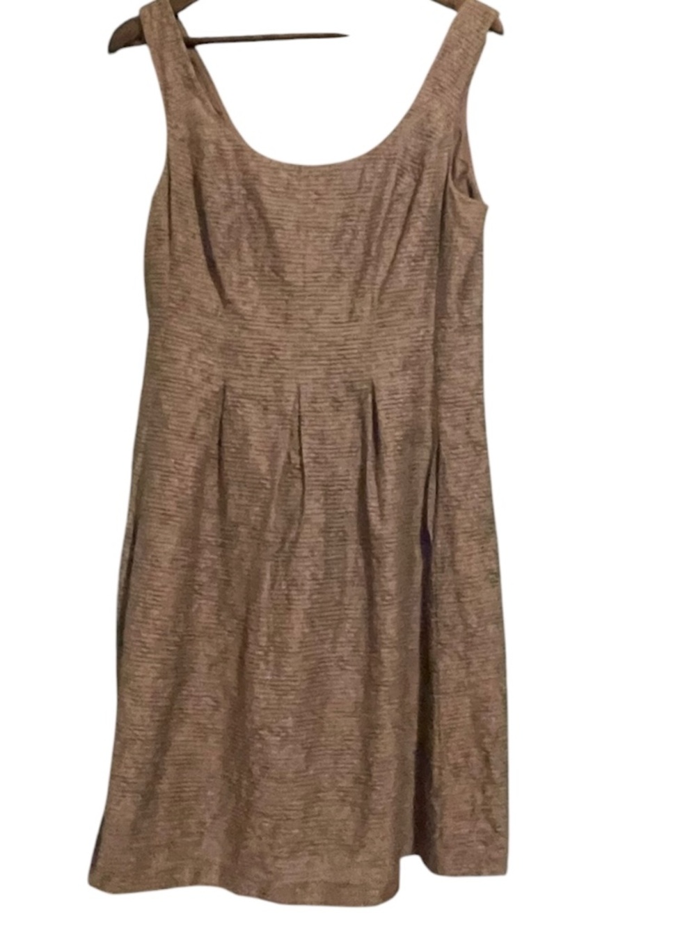 Nine West Fit & Flare Sleeveless lined dress with pockets Size 12 EUC